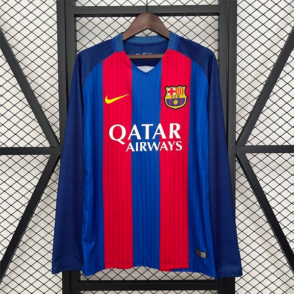 Tailandia Camiseta Barcelona 1ª ML Retro 2014-2015